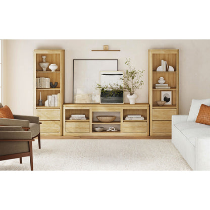Picket House Furnishings - Camelot 71" TV Console without Fireplace Insert in Natural - LA-16860-6-TV1 view 5