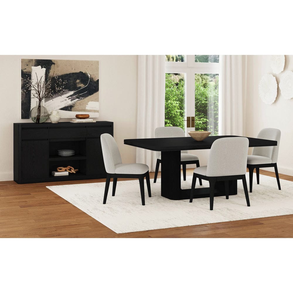 Picket House Furnishings -  Camelot 72" Rectangular Dining Table in Black - D-16860-8-DT view 4