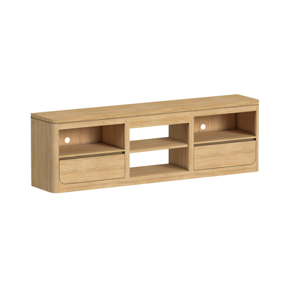 Picket House Furnishings - Camelot 82" TV Console without Fireplace Insert in Natural - LA-16860-6-TV3 view 1