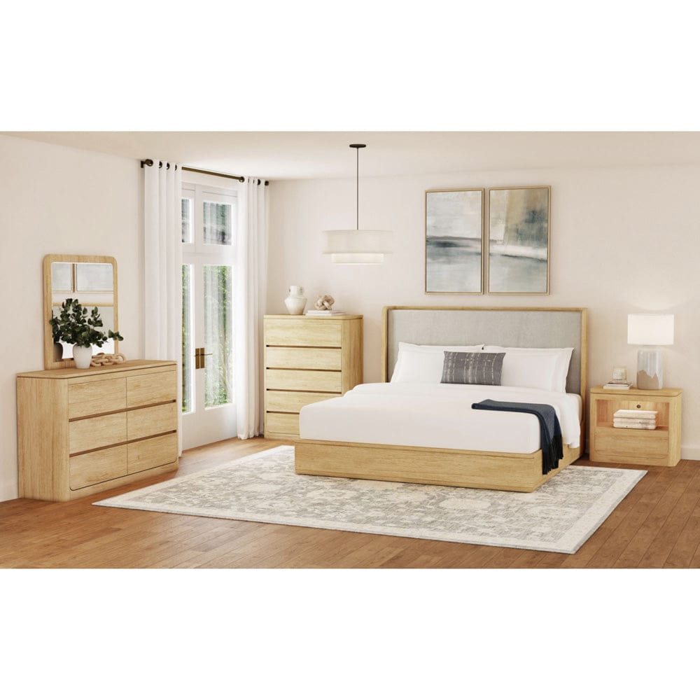 Picket House Furnishings -  Camelot Dresser and Mirror Set in Natural - B-16860-6-DRMR view 4
