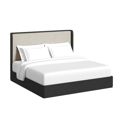 Picket House Furnishings -  Camelot King UPH 5PC Bedroom Set in Black - B-16860-8-KB-5PC view 2