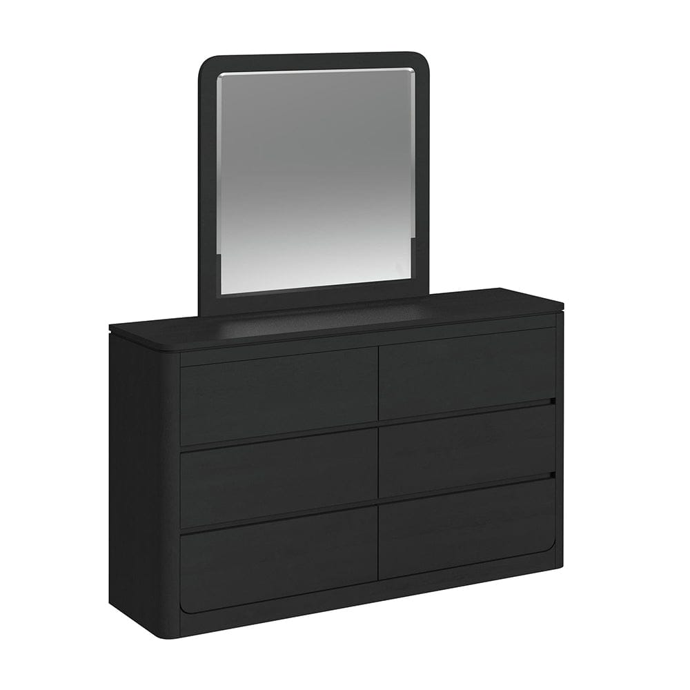 Picket House Furnishings -  Camelot King UPH 5PC Bedroom Set in Black - B-16860-8-KB-5PC view 3
