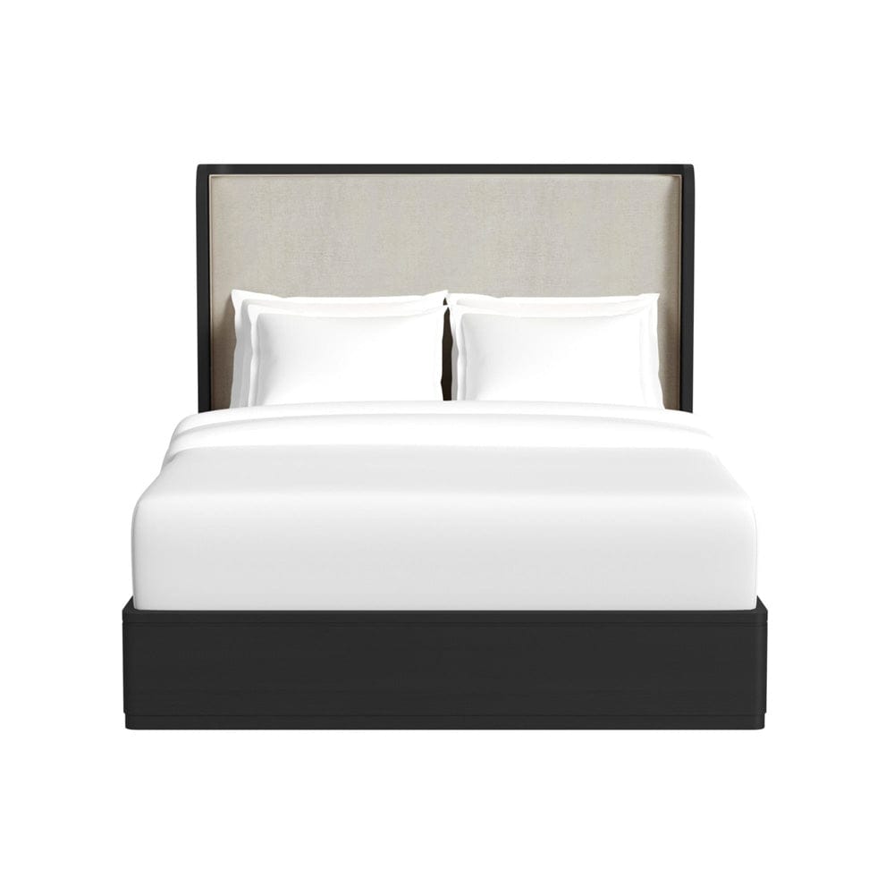 Picket House Furnishings -  Camelot Queen UPH Bed in Black - B-16860-8-QB view 2