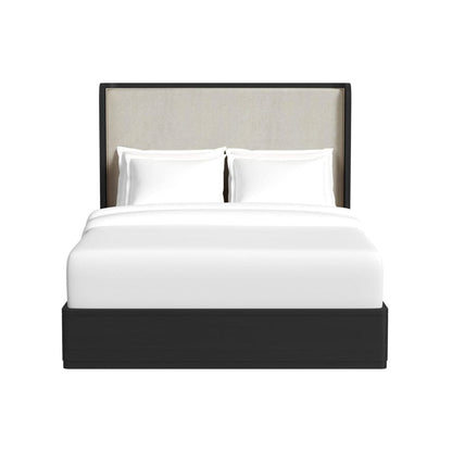 Picket House Furnishings -  Camelot Queen UPH Bed in Black - B-16860-8-QB view 2