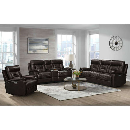 Picket House Furnishings - Campo 3PC Living Room Set in Pebble Brown-Sofa,Loveseat & Recliner - U-4760-8200-3PC veiw 1