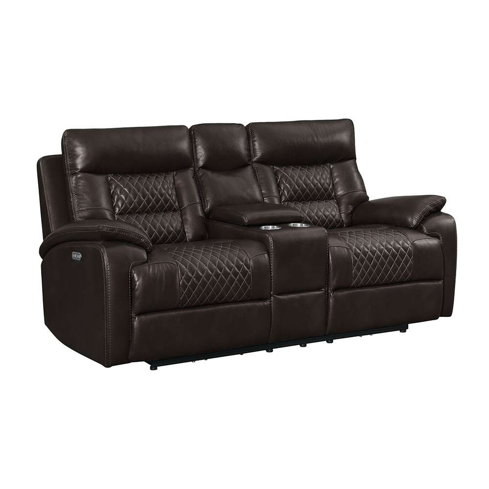 Picket House Furnishings - Campo 3PC Living Room Set in Pebble Brown-Sofa,Loveseat & Recliner - U-4760-8200-3PC veiw 2