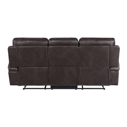 Picket House Furnishings - Campo Power Motion Sofa with Power Motion Head Recliner in Pebble Brown - U-4760-8200-305PP veiw 3