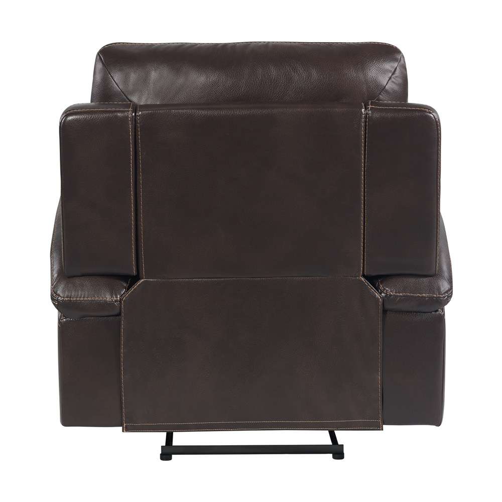 Picket House Furnishings - Campo Power Recliner with Power Motion Head Recliner in Pebble Brown - U-4760-8200-105PP veiw 2
