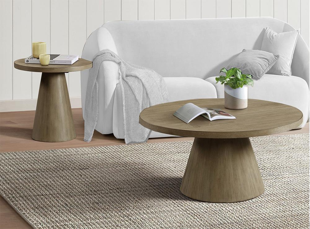 Picket House Furnishings -  Canal 2PC Occasional Table Set in Grey-Coffee Table & End Table - T-1710-3-2PC veiw 4