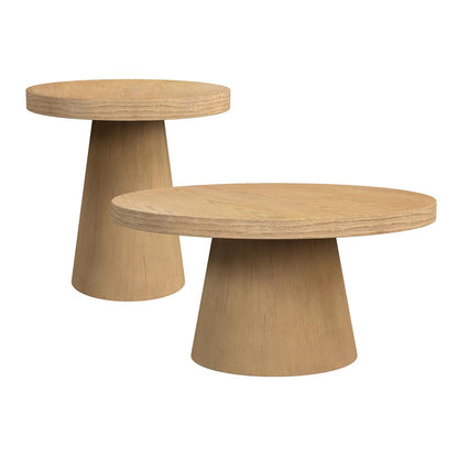 Picket House Furnishings -  Canal 2PC Occasional Table Set in Natural-Coffee Table & End Table - T-1710-5-2PC view 1