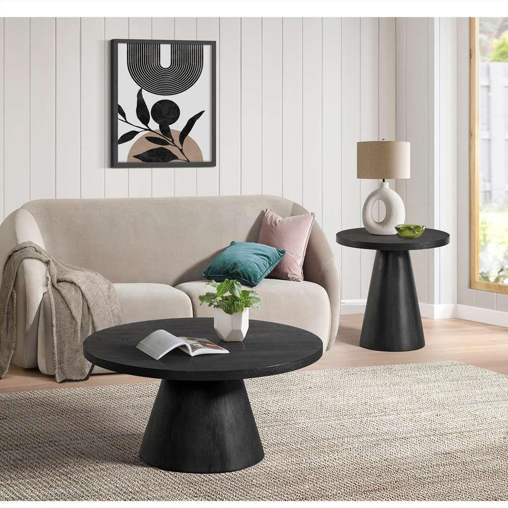 Picket House Furnishings - Canal End Table in Black - T-1710-8-ET veiw 2