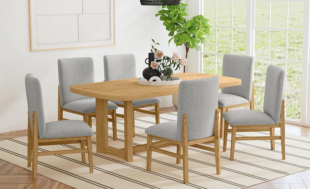 Picket House Furnishings -  Canal Rectangular Dining Table in Natural - D-1710-5-DT2 view 4