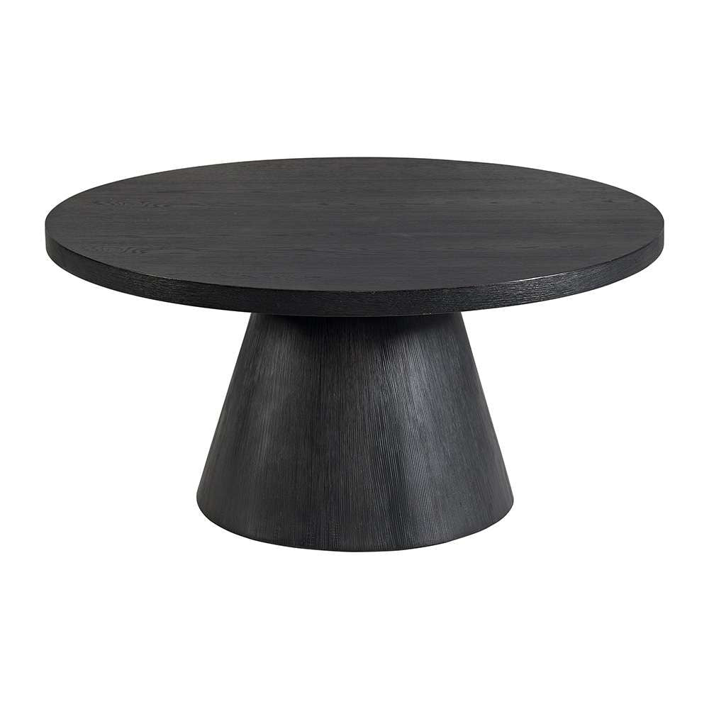 Picket House Furnishings - Canal Round Coffee Table in Black - T-1710-8-CT1 veiw 1