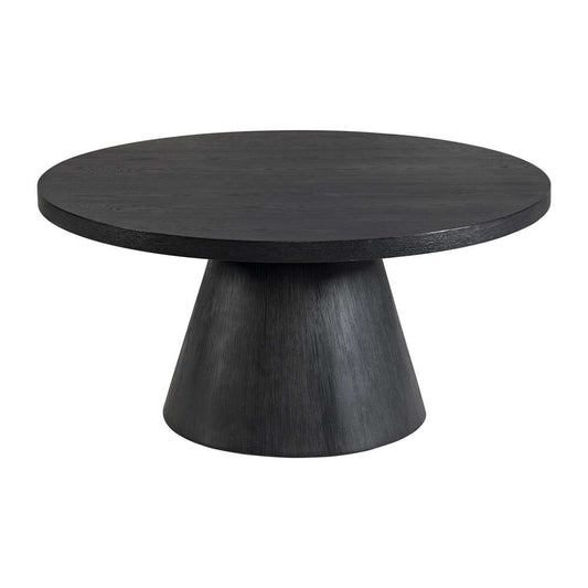 Picket House Furnishings - Canal Round Coffee Table in Black - T-1710-8-CT1 veiw 2