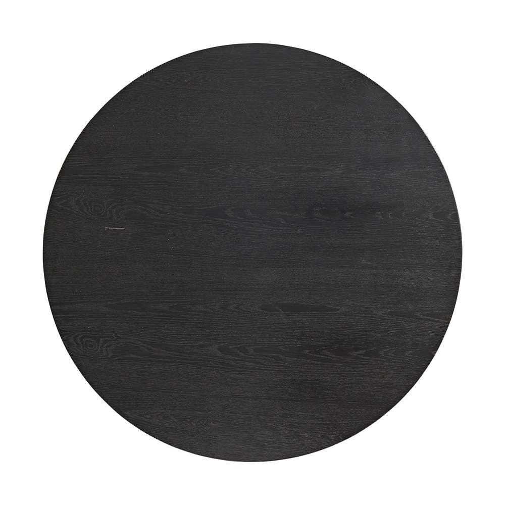 Picket House Furnishings - Canal Round Coffee Table in Black - T-1710-8-CT1 veiw 3