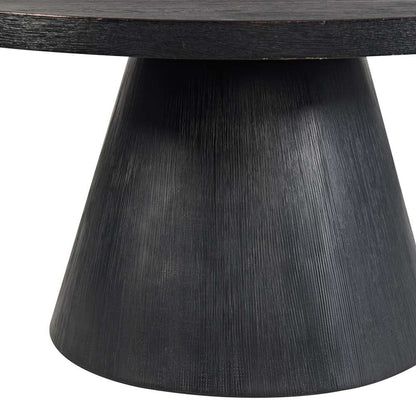Picket House Furnishings - Canal Round Coffee Table in Black - T-1710-8-CT1 veiw 4