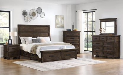 Picket House Furnishings - Canyon Ridge 2-Drawer Nightstand with USB in Charcoal - B-13010-8-NS veiw 6