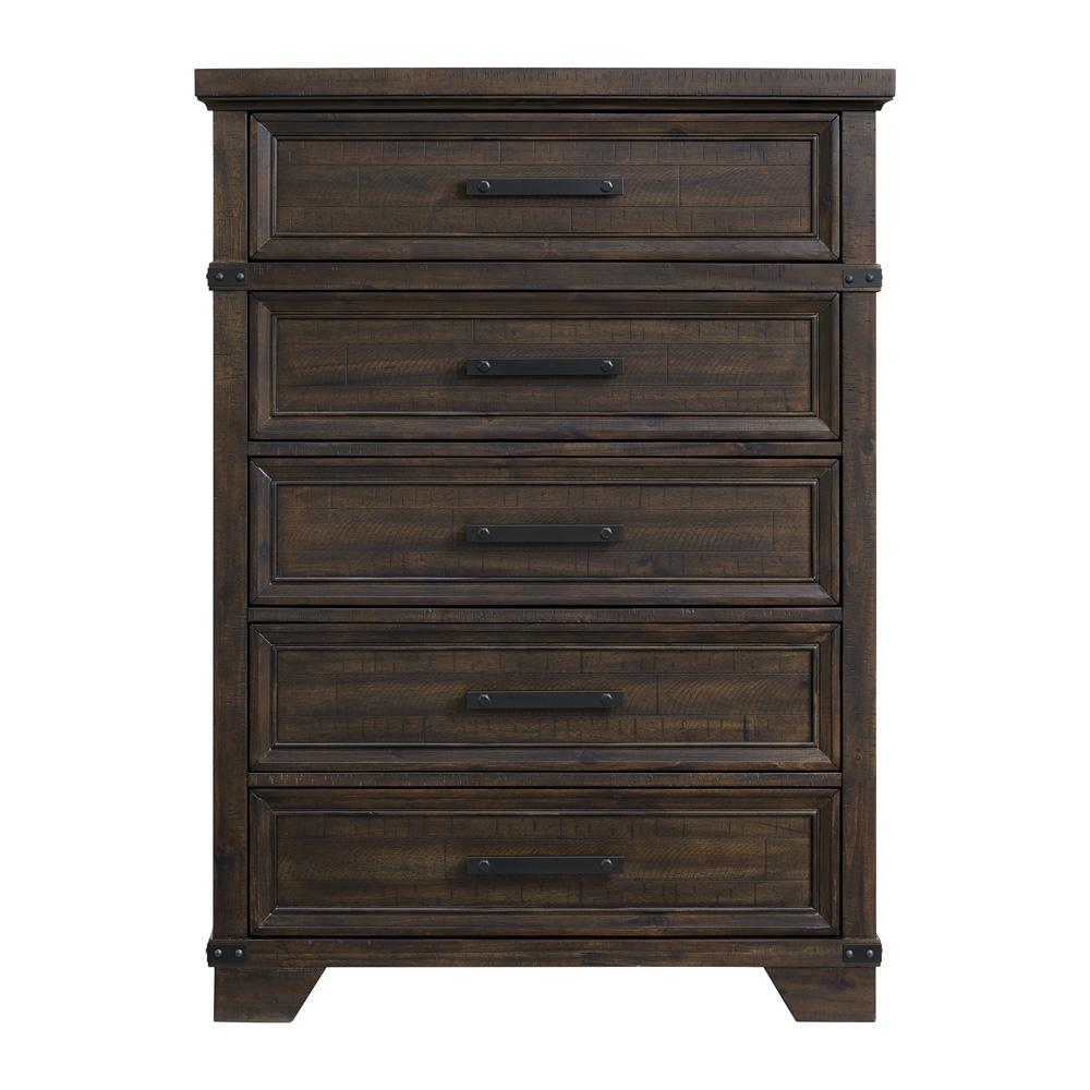 Picket House Furnishings - Canyon Ridge 5-Drawer Chest in Charcoal - B-13010-8-CH1 veiw 2