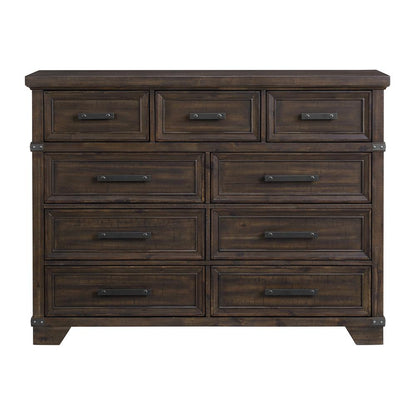Picket House Furnishings - Canyon Ridge 9-Drawer Dresser in Charcoal - B-13010-8-DR veiw 2