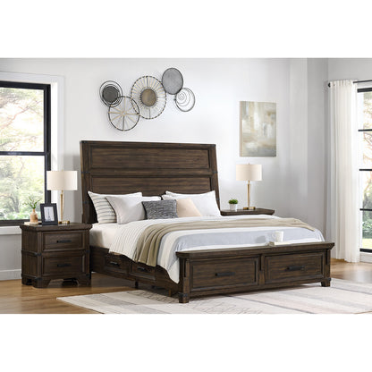 Picket House Furnishings - Canyon Ridge King Storage 3PC Bedroom Set in Charcoal - B-13010-8-KSB-NS2 view 3