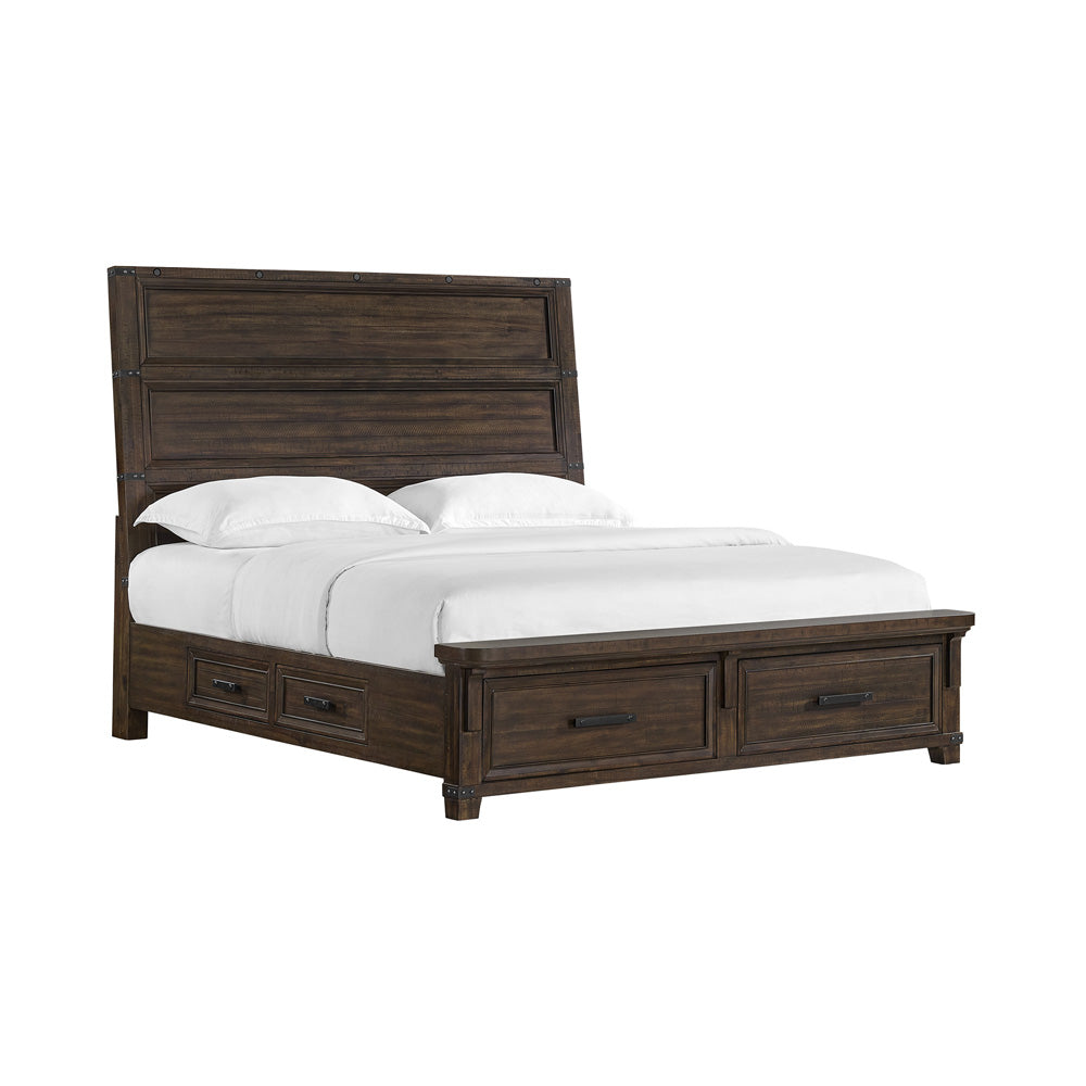 Picket House Furnishings - Canyon Ridge King Storage 3PC Bedroom Set in Charcoal - B-13010-8-KSB-NS2 view 4