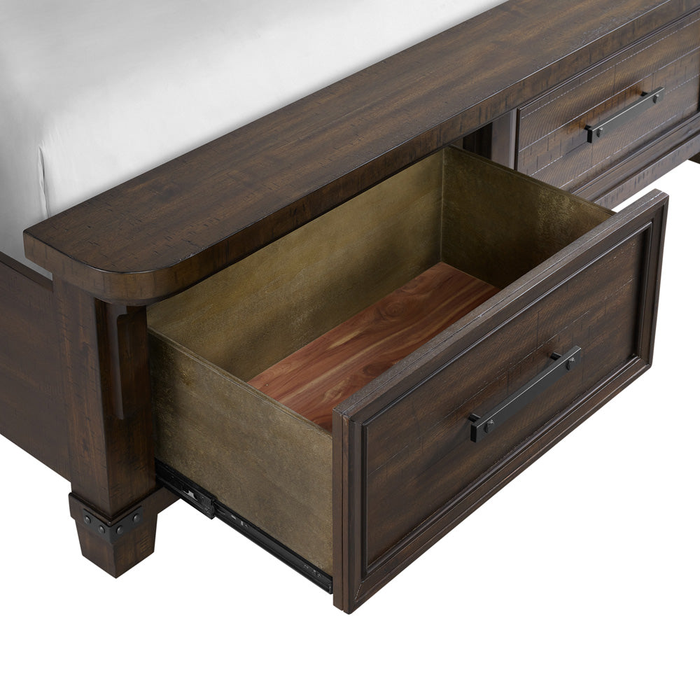 Picket House Furnishings - Canyon Ridge King Storage 3PC Bedroom Set in Charcoal - B-13010-8-KSB-NS2 view 6