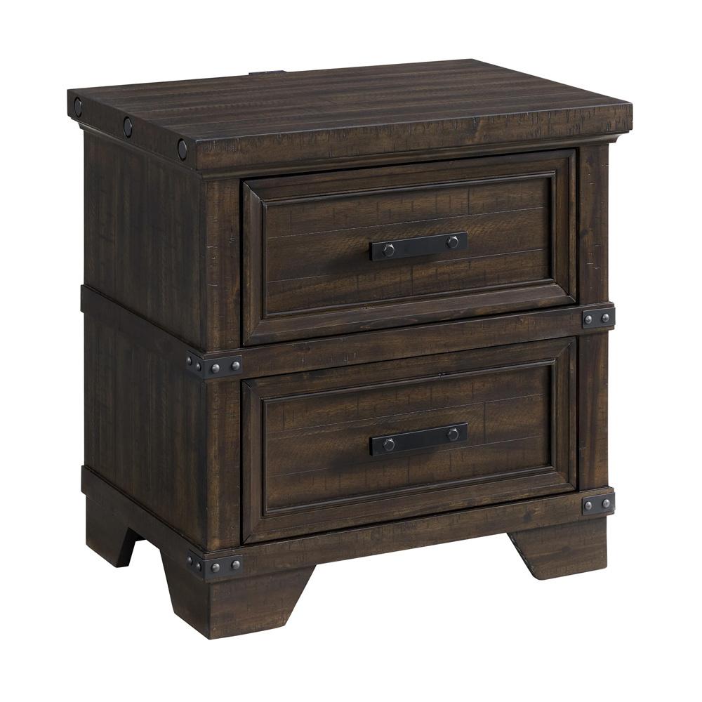 Picket House Furnishings - Canyon Ridge King Storage 3PC Bedroom Set in Charcoal - B-13010-8-KSB-3PC veiw 4