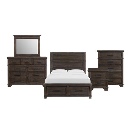 Picket House Furnishings - Canyon Ridge Queen Storage 5PC Bedroom Set in Charcoal - B-13010-8-QSB-5PC veiw 1