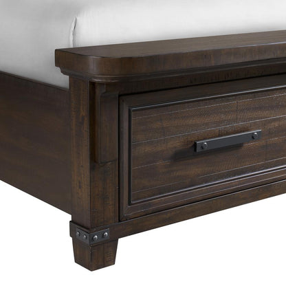 Picket House Furnishings - Canyon Ridge Queen Storage Bed in Charcoal - B-13010-8-QSB veiw 4