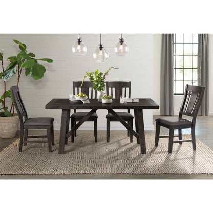 Picket House Furnishings - Carter Side Chair in Dark Gray (Set of 2) - DCS100SC veiw 5