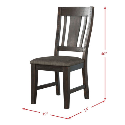 Picket House Furnishings - Carter Side Chair in Dark Gray (Set of 2) - DCS100SC veiw 8