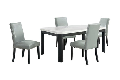 Picket House Furnishings - Celine 5PC Rectangular Dining Set-Table & Four Grey Side Chairs - CFC700RGY5PC veiw 1