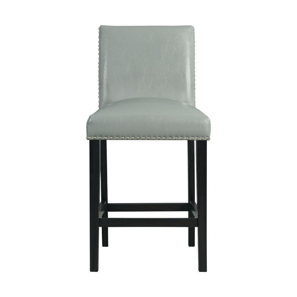 Picket House Furnishings - Celine 5PC Square Counter Dining Set- Table & Four Grey Side Chairs - CFC700SGY5PC veiw 6