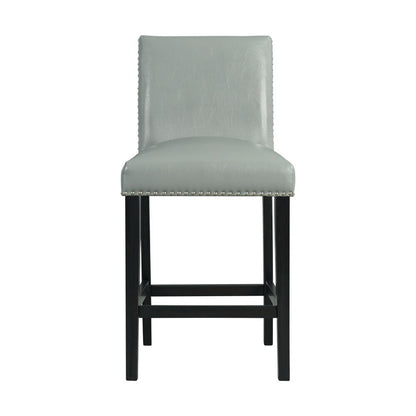 Picket House Furnishings - Celine 5PC Square Counter Dining Set- Table & Four Grey Side Chairs - CFC700SGY5PC veiw 6