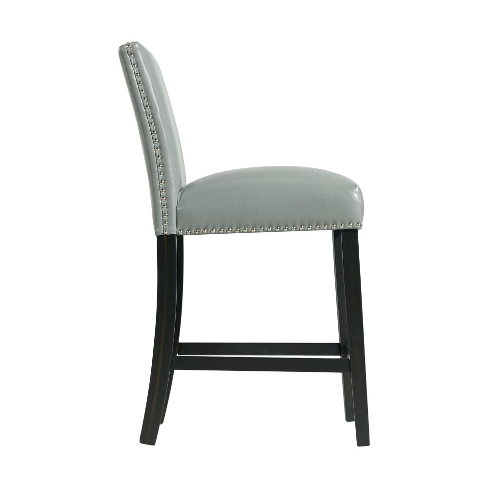 Picket House Furnishings - Celine 5PC Square Counter Dining Set- Table & Four Grey Side Chairs - CFC700SGY5PC veiw 7