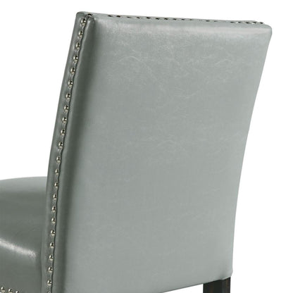 Picket House Furnishings - Celine 5PC Square Counter Dining Set- Table & Four Grey Side Chairs - CFC700SGY5PC veiw 12
