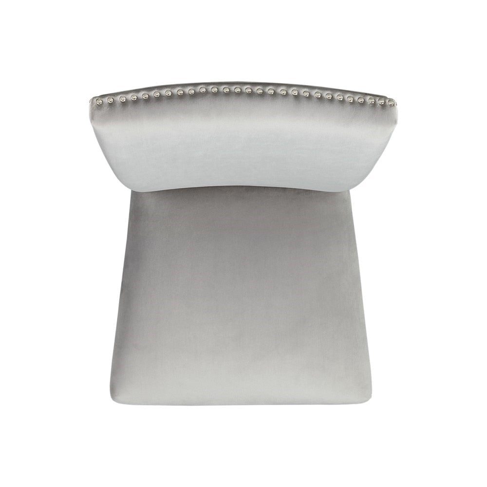 Picket House Furnishings - Celine Gray Velvet Counter Height Chair (Set of 2) - CFC300CVSC veiw 7