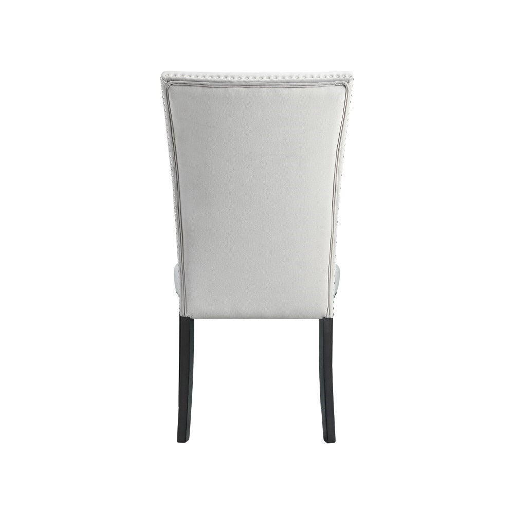 Picket House Furnishings - Celine Gray Velvet Side Chair (Set of 2) - CFC300VSC veiw 5