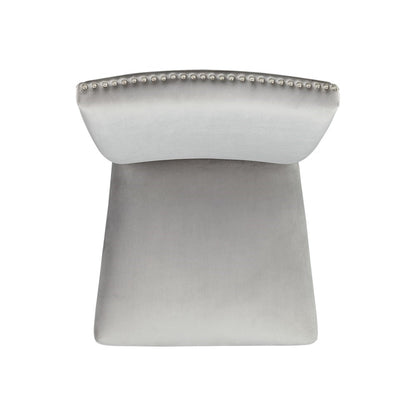 Picket House Furnishings - Celine Gray Velvet Side Chair (Set of 2) - CFC300VSC veiw 7