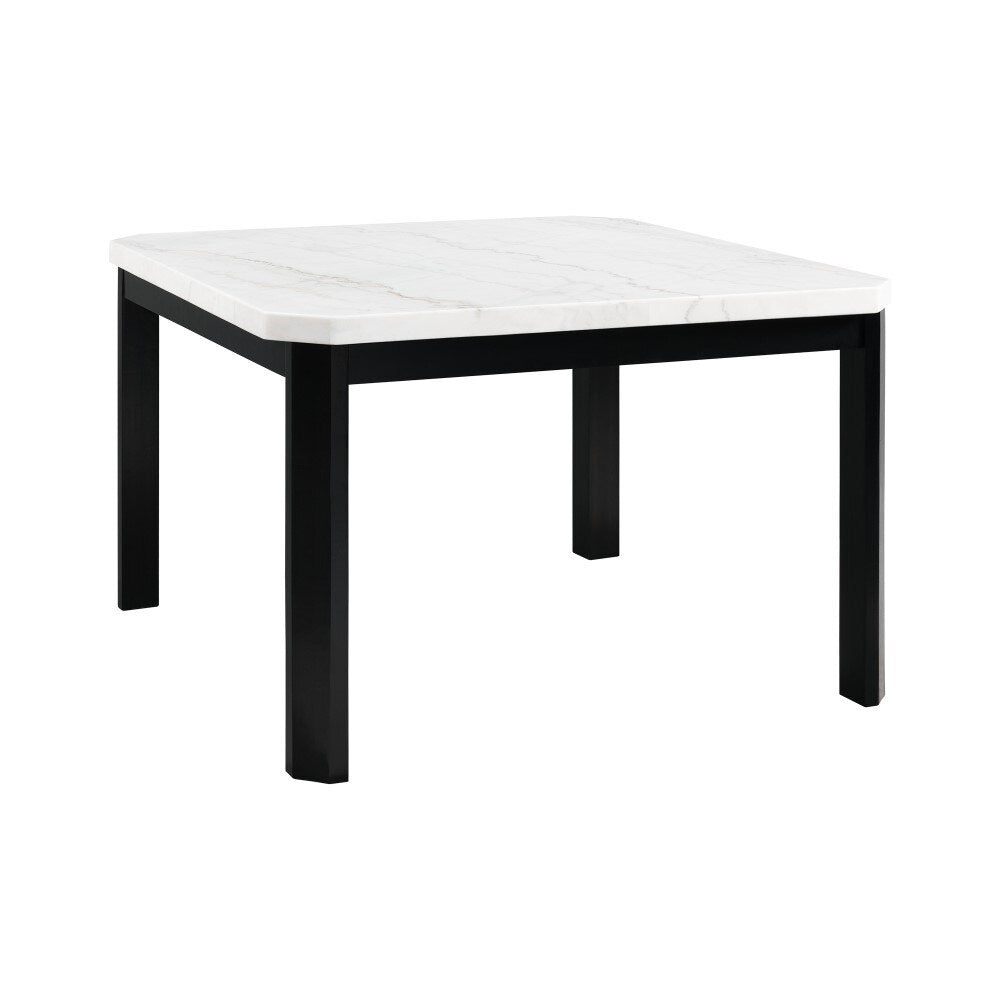 Picket House Furnishings - Celine White Marble 5PC Counter Height Dining Set-Table & Four Gray Velvet Chairs - CFC300CGY5PC veiw 2