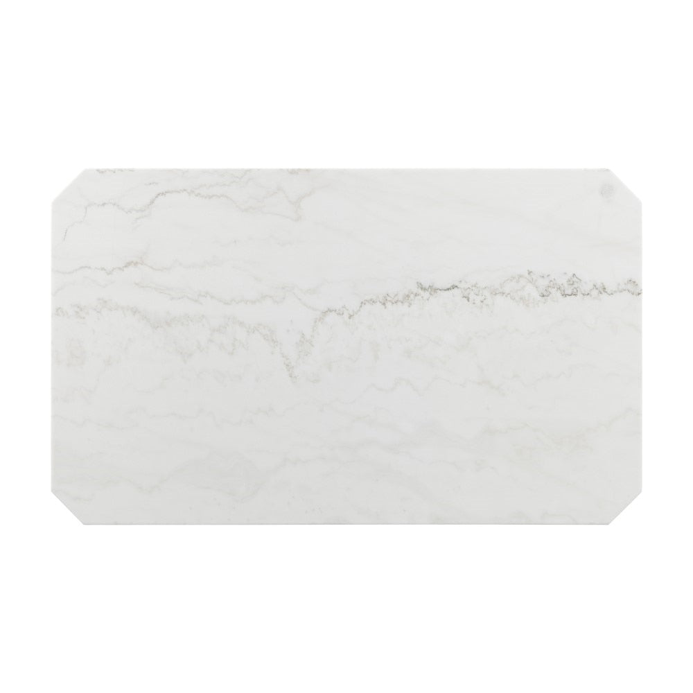 Picket House Furnishings - Celine White Marble Standard Height Dining Table - CFC700DTB veiw 5