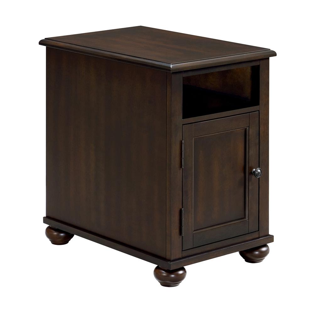 Picket House Furnishings - Chad Chairside Table with USB in Cherry - T-15740-5-CST veiw 1