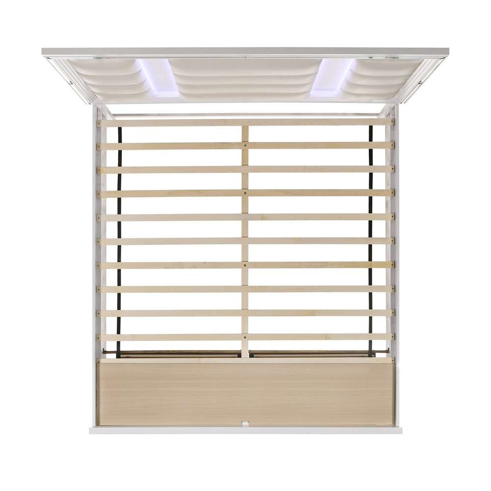 Picket House Furnishings - Charlotte 2-Drawer King Storage Bed in White - TN700KB veiw 4
