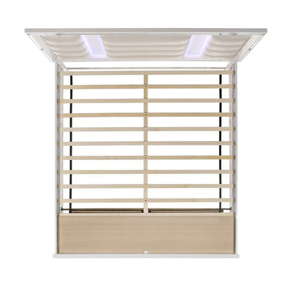 Picket House Furnishings - Charlotte 2-Drawer King Storage Bed in White - TN700KB veiw 4