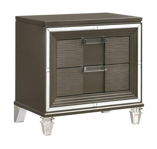 Picket House Furnishings - Charlotte 2 Drawer Nightstand With Usb in Copper - TN600NS veiw 1