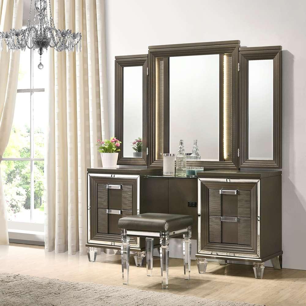 Picket House Furnishings - Charlotte 3PC Vanity Set in Copper - TN600VT3PC veiw 3