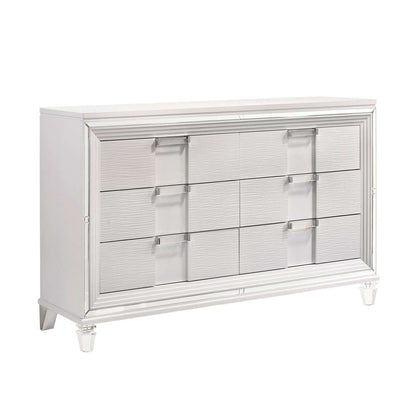 Picket House Furnishings - Charlotte 6-Drawer Dresser in White - TN700DR veiw 1