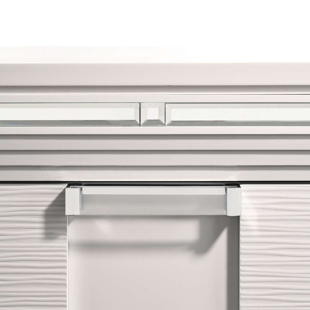 Picket House Furnishings - Charlotte King Storage 3PC Bedroom Set in White - TN700KB3PC veiw 6