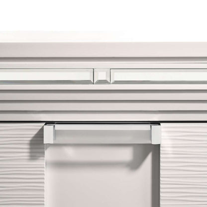 Picket House Furnishings - Charlotte King Storage 3PC Bedroom Set in White - TN700KB3PC veiw 6