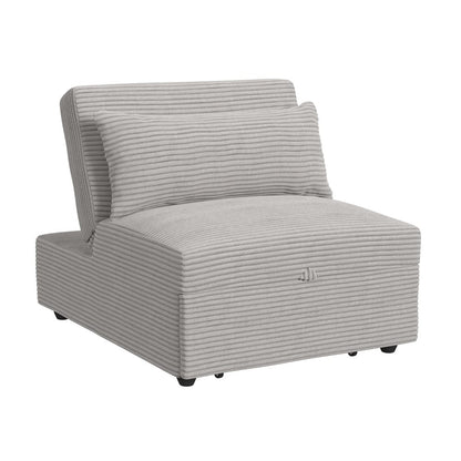Picket House Furnishings -  Charon Chair with kidney pillow, Klik Klak and Pop up in Coronado Grey - U-16540-11803-102 view 1